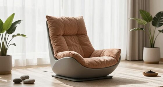 comfortable seat enhances meditation
