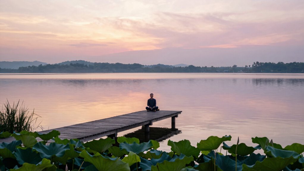 creating calm through silence