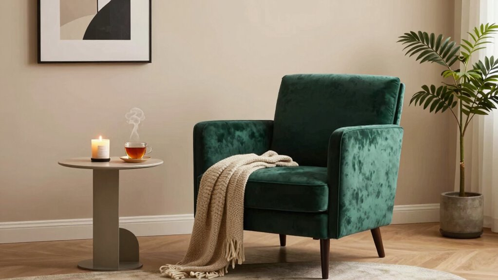 luxurious soothing lounge environment