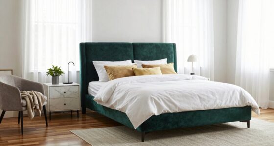 luxurious yet functional bedroom