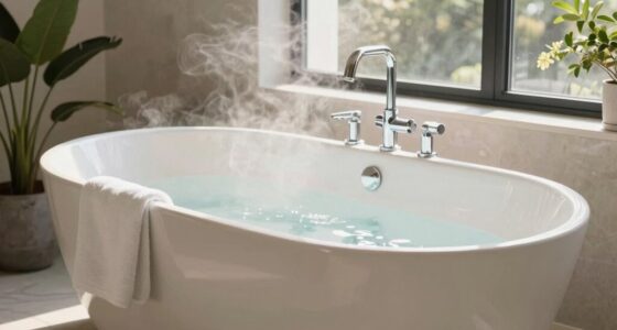 luxury self care bathing experience