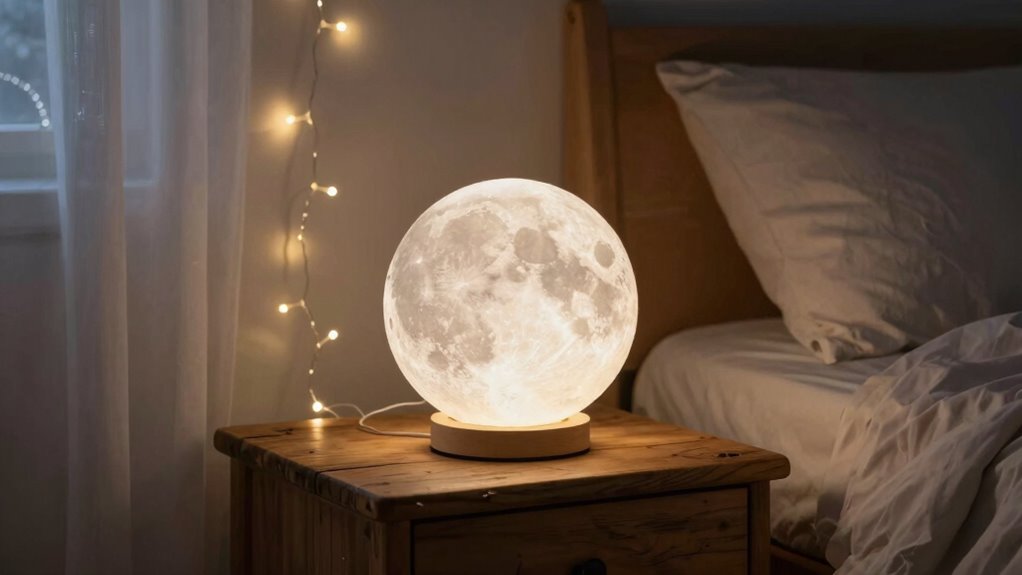 moon lamps in spiritual bedrooms