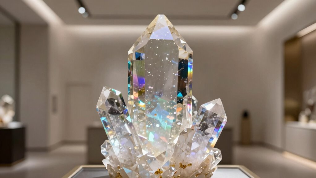 strategic crystal lighting display