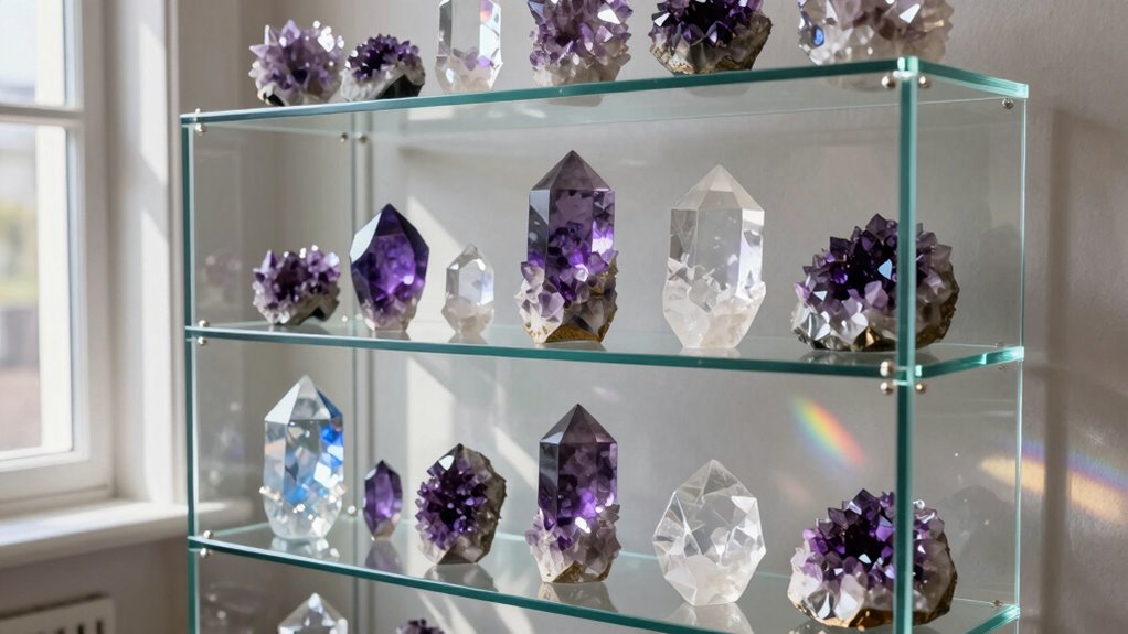 thoughtful crystal storage enhances energy